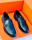 Stylish Black Men's Leather Moccasins - 1