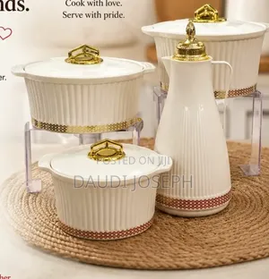 Savoy 3-Piece Hotpot Set with Flask