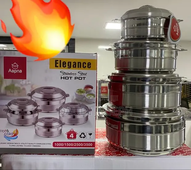 Hotpot Elegance Steel 4pc Set - 1