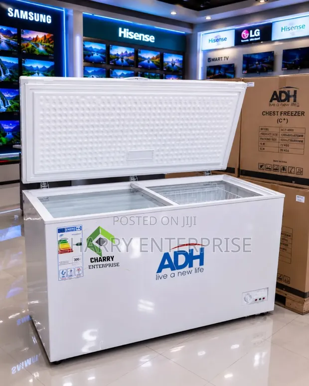 ADH Chest Freezer 400L with Sliding Glass Top - 1