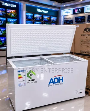 ADH Chest Freezer 400L with Sliding Glass Top