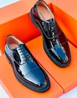 J.M. Weston Men's Leather Moccasins - Shiny Black - 4