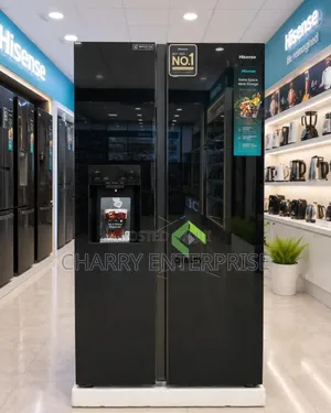 Hisense Fridge RS528P5GB Side-by-Side na Water Dispenser & Ice Maker