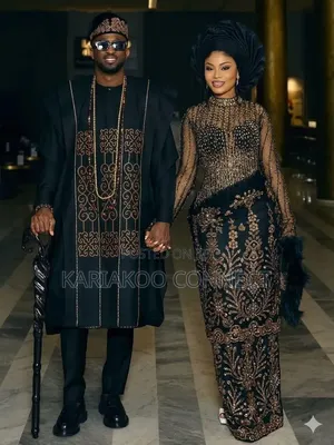 Ogabda Nigerian 4-Piece Suit - Free Size
