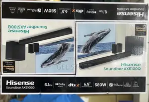 Hisense AX5100Q 5.1 Channel Soundbar with Dolby Atmos
