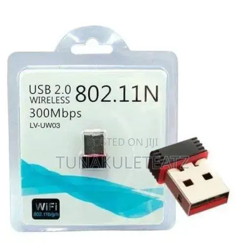 USB 2.0 Wireless 300Mbps WiFi Network Adapter - 1
