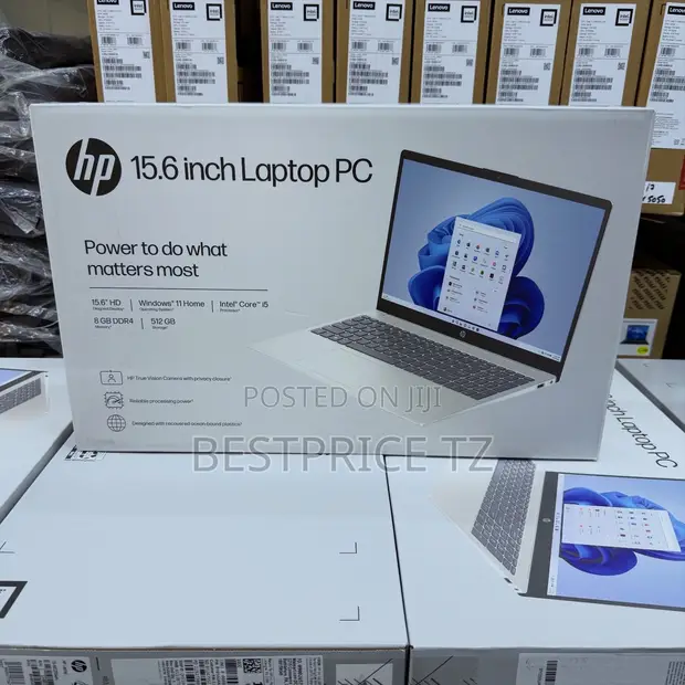 Laptop Mpya HP 15-f272wm: AMD Ryzen 5, 8GB RAM, 1TB SSD - 1