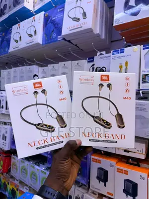 JBL Harman M40 Neckband Bluetooth Headphones