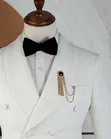 Royal Ivory Double-Breasted Tuxedo - 1