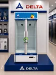 Commercial Delta Showcase Fridge - 560L Beverage Cooler - 1