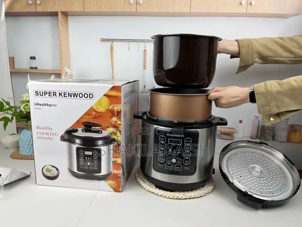 Kenwood Pressure Cooker 6L with 2 Pots - 1