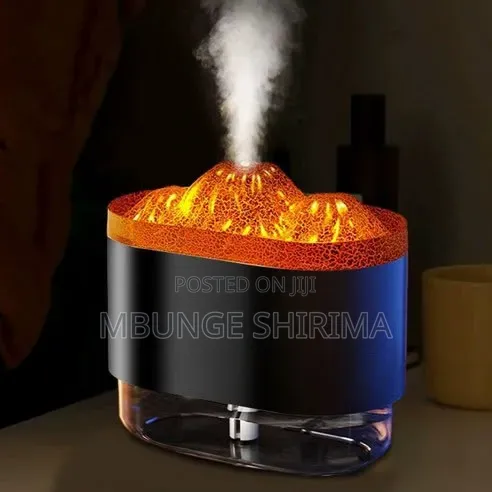 Volcano Essential Oil Diffuser - Black - 1