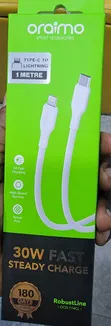 Oraimo RobustLine Kebo ya Type-C kwenda Lightning 1m - 1