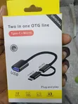 2-in-1 USB-C OTG Adapter with Micro USB - 1