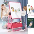 Kids Double-Sided Art Easel Whiteboard - 5