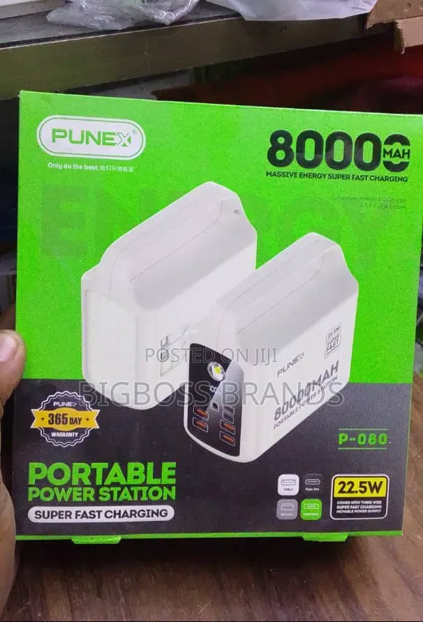 Punex Portable Power Station 80000mAh 22.5W Fast Charging - 1