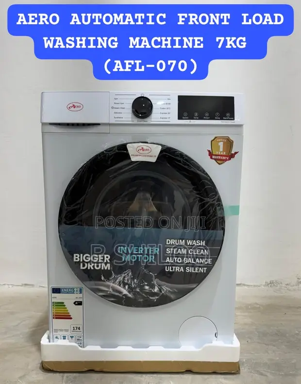 Aero 7kg Fully Automatic Front Load Washing Machine - 1