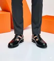 New Anax Leather Moccasins - Black - 2