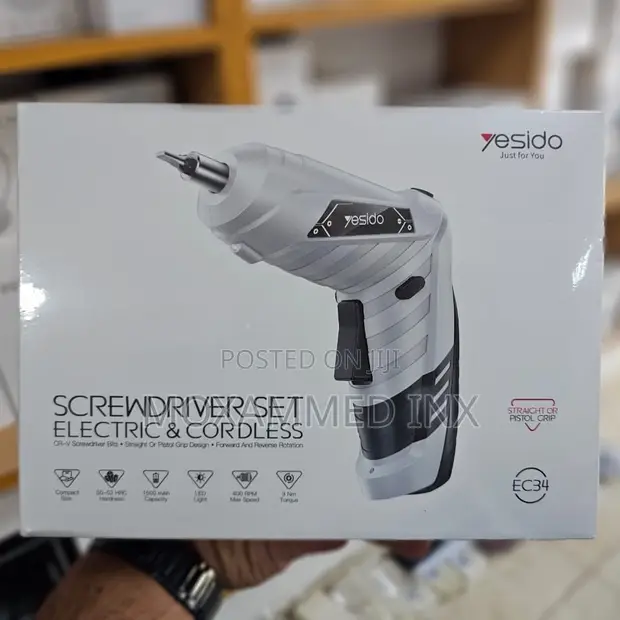 Yesido EC34 Screwdriver Set ya Umeme na Isiyo na Kamba (1500mAh) - 1