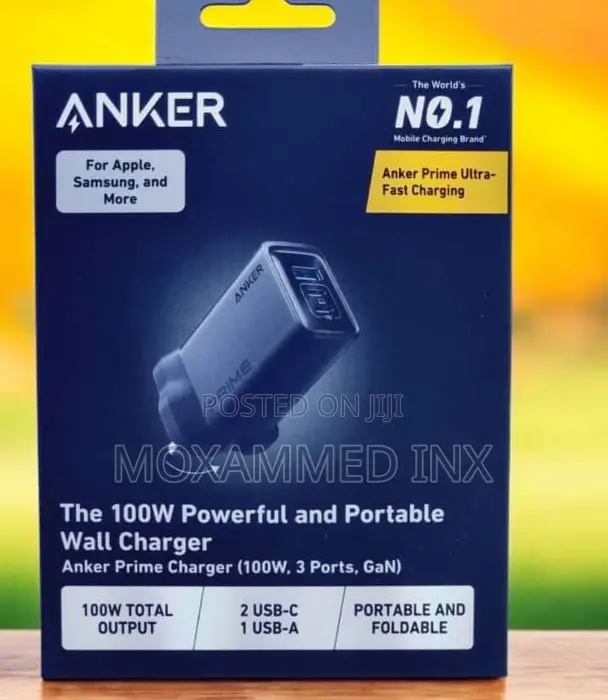 Chaja ya Anker GaNPrime 100W Ultra Fast (Porti 3) - 1