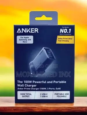 Anker GaNPrime 100W Ultra Fast Charger (3 Ports)