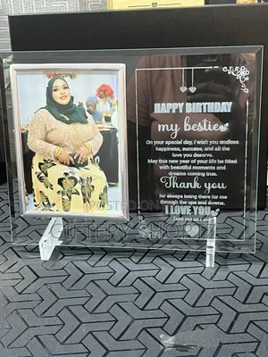 Customizable Glass Photo Frame