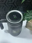Coffee Mug with Temperature Display Lid - 1