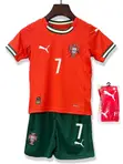 Portugal Kids Jersey - Red - 2