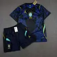 Brazil Kids Away Jersey - 1