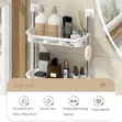 3-Layer Over Toilet Storage Rack - White Bathroom Organizer Shelf - 2