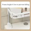 3-Layer Over Toilet Storage Rack - White Bathroom Organizer Shelf - 5