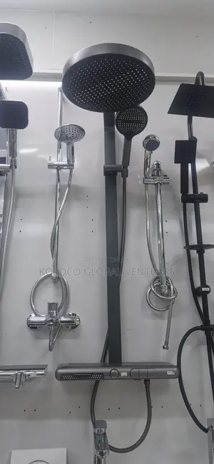 Luxury Concealed Shower Mixer - Grey Square Tube