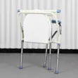 Adjustable Stainless Steel Commode Chair - 1