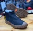 Men's Caterpillar Leather Boots - Rubber Sole - 3
