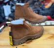 Men's Caterpillar Leather Boots - Rubber Sole - 4