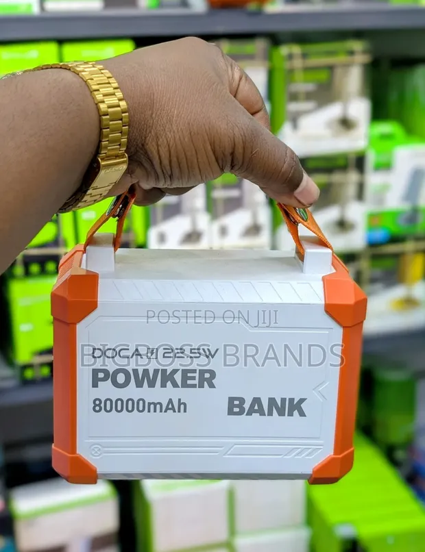Doca Power Bank 80000mAh Chaji ya Haraka Sana - 1