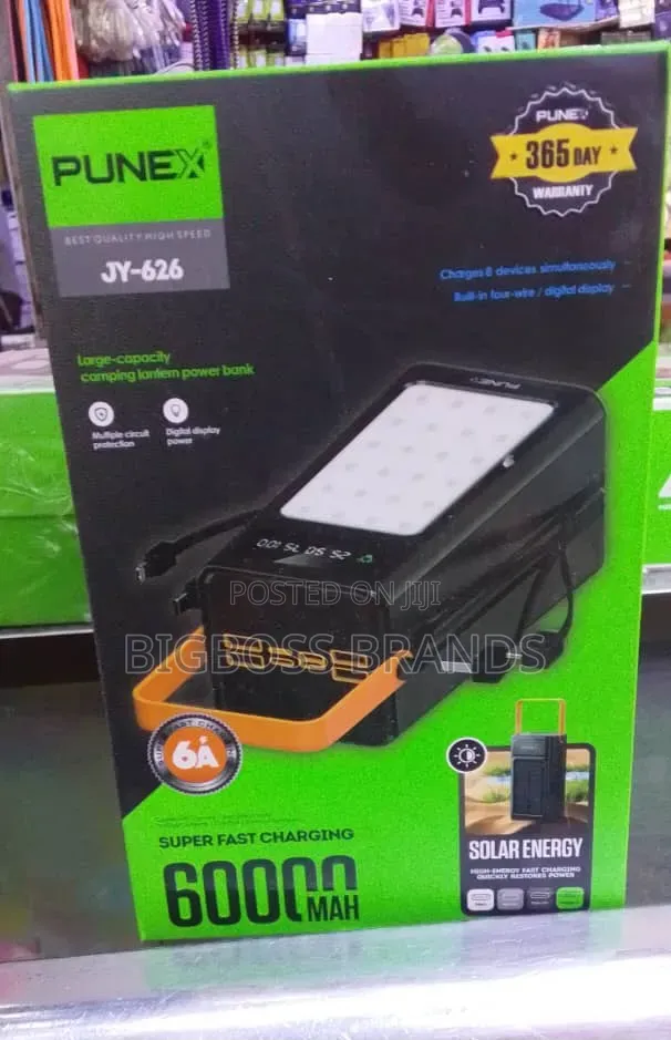 Punex Power Bank 60000 mAh Jy-626 - 1