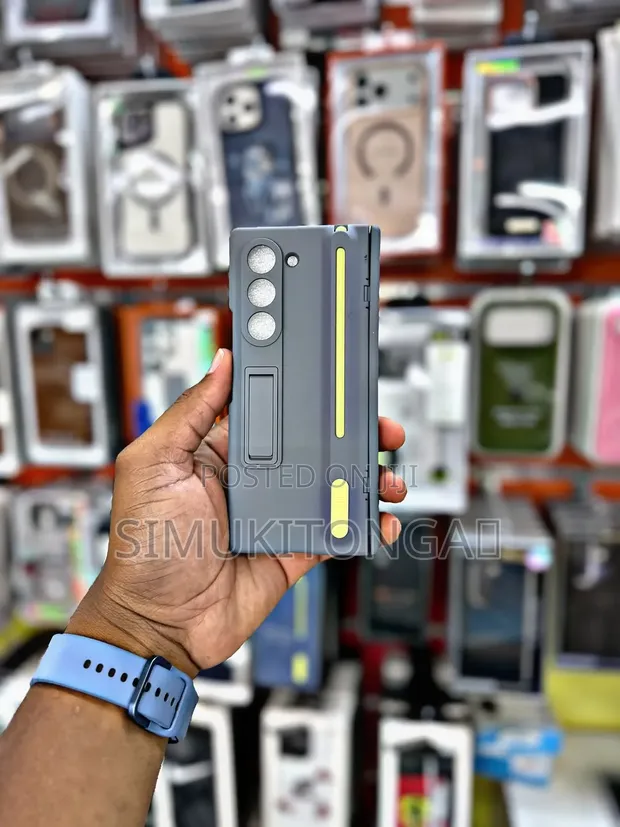 Samsung Z Fold Case with Shatterglass & S-Pen - 1