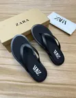 Men's Zara Sandals Slippers - Black - 1