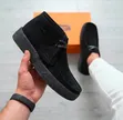 Men's Clarks Suede Boots - 1