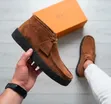 Men's Clarks Suede Boots - 3