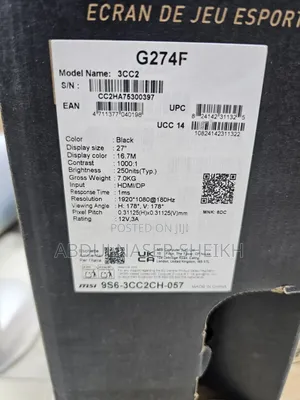 MSI Gaming Monitor 27-inch G274F