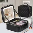 Large LED Makeup Case with Mirror - 2