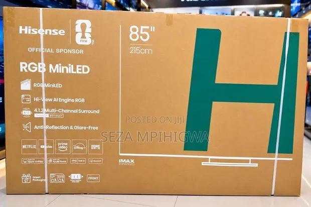 New Hisense 85-inch RGB Mini-LED TV (Model 85UR9S) - 1