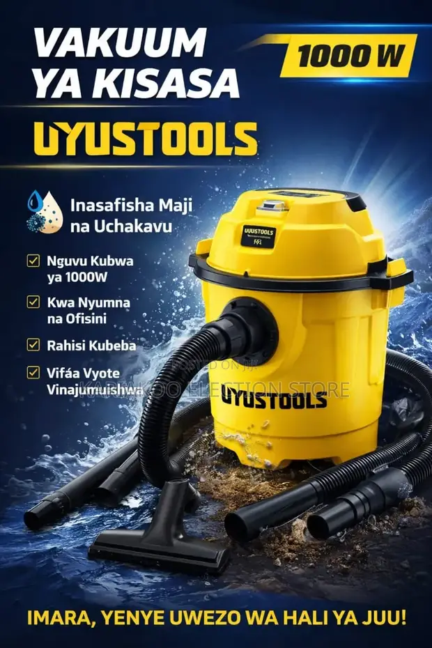 UYUSTOOLS ASP10L Kisafishaji Vumbi Wet & Dry - 1000W - 1