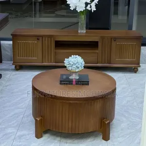 Wood-Mode TV Stand with Coffee Table