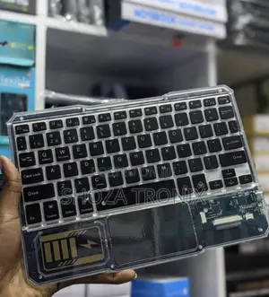 Transparent Gaming Bluetooth Keyboard Rechargeable Backlit