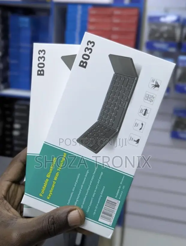 B033 Folding Bluetooth Keyboard with Touchpad - 1