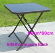 Glass and Steel Table - 2