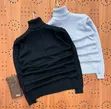 Men's Black Polycotton Pullover Sweatshirt - 3